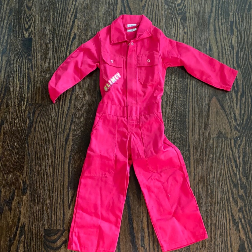 Kids custom Sloomoo Slime Institute coveralls